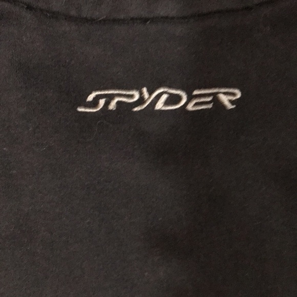 Spider Black Embroidered Insignia Pull-Over Quarter Zip size L - Picture 11 of 12